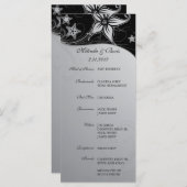 Elegante Beach Hochzeit in Urlaubsort Themenprogra Programm (Vorne/Hinten)