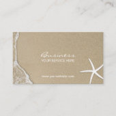 Elegante Beach & Starfish Erinnerung Terminkarte (Vorderseite)