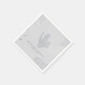 Elegante Beach Wedding Serviette (Ecke)