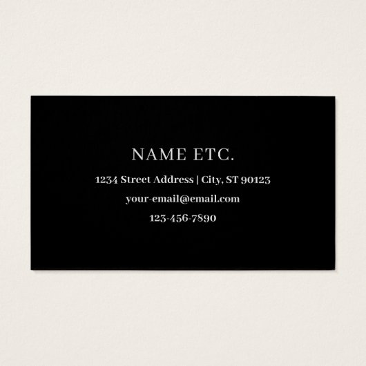 Elegante bearbeitbare Skriptbezeichnung/anderer Te (Rückseite)