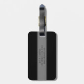 Elegante bearbeitbare Skriptbezeichnung/anderer Te Gepäckanhänger (Rückseite vertikal)