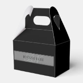 Elegante bearbeitbare Skriptbezeichnung/anderer Te Geschenkschachtel (Rückseite)