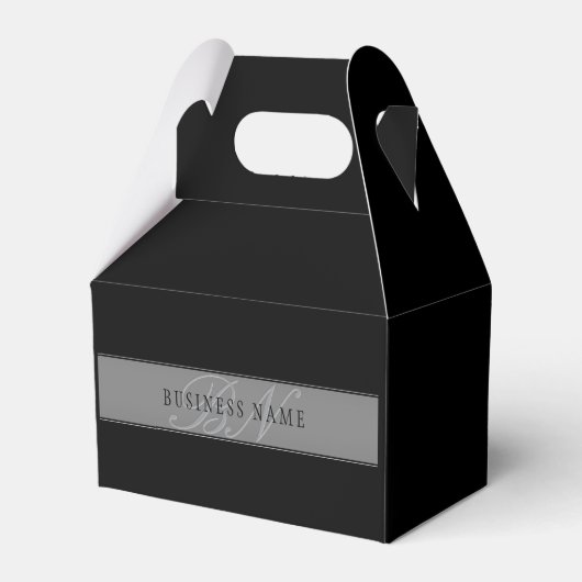 Elegante bearbeitbare Skriptbezeichnung/anderer Te Geschenkschachtel (Rückseite)