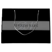 Elegante bearbeitbare Skriptbezeichnung/anderer Te Große Geschenktüte (Vorderseite)