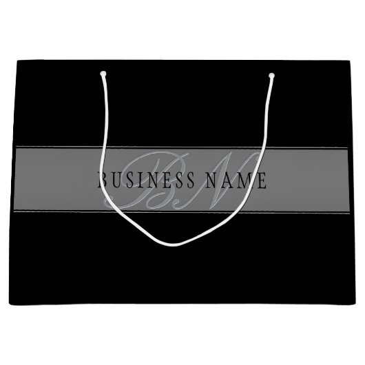 Elegante bearbeitbare Skriptbezeichnung/anderer Te Große Geschenktüte (Vorderseite)