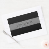 Elegante bearbeitbare Skriptbezeichnung/anderer Te Rechteckiger Aufkleber (Umschlag)