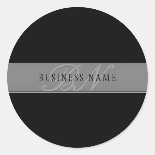Elegante bearbeitbare Skriptbezeichnung/anderer Te Runder Aufkleber (Vorderseite)