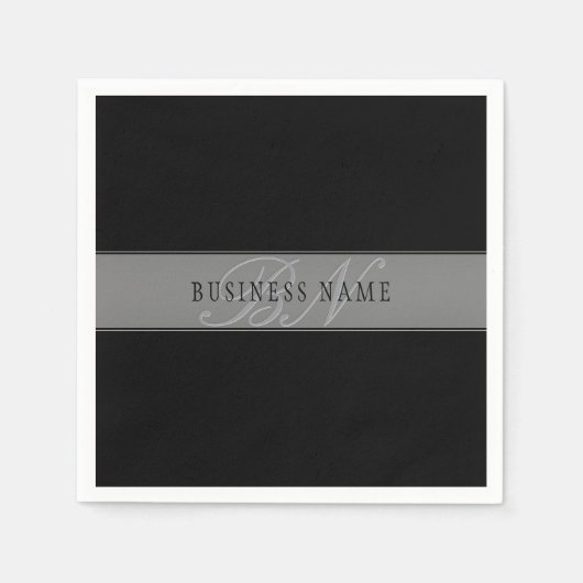 Elegante bearbeitbare Skriptbezeichnung/anderer Te Serviette (Vorderseite)