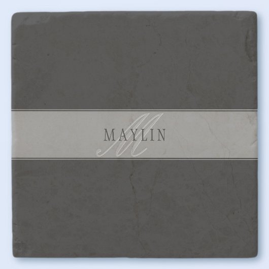 Elegante bearbeitbare Skriptbezeichnung/anderer Te Steinuntersetzer