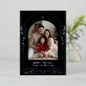 Elegante bearbeitbare Weihnachtskarten Vorlage Url (Stehend vorne)