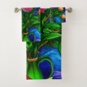 Elegante Beautiful Peony Collection Badhandtuch Set (Insitu)