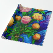 Elegante Beautiful Peony Collection Geschenkpapier (Ungerollt)
