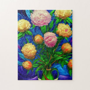 Elegante Beautiful Peony Collection Puzzle