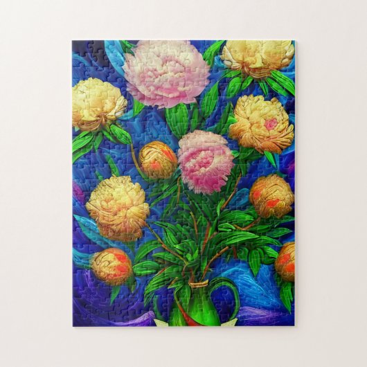Elegante Beautiful Peony Collection Puzzle (Vertikal)