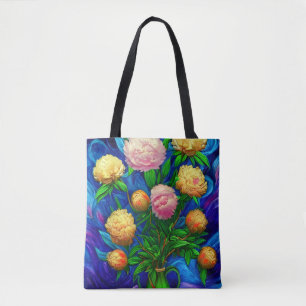 Elegante Beautiful Peony Collection Tasche