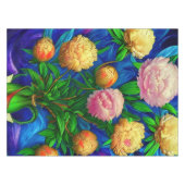 Elegante Beautiful Peony Collection Tischdecke (Vorderseite (Horizontal))