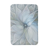 Elegante Beauty Modernes Abstraktes Fraktal Blume Badematte (Vorderseite Vertikal)