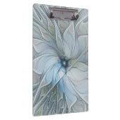 Elegante Beauty Modernes Abstraktes Fraktal Blume Klemmbrett (Rechts)