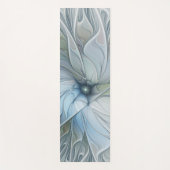 Elegante Beauty Modernes Abstraktes Fraktal Blume Yogamatte (Vorderseite)