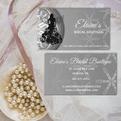 Elegante Beauty oder Bridal-Boutique Visitenkarte