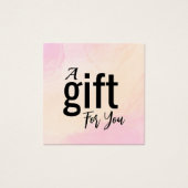 Elegante Beauty Salon Geschenkgutschein Karte - Ei (Vorderseite)