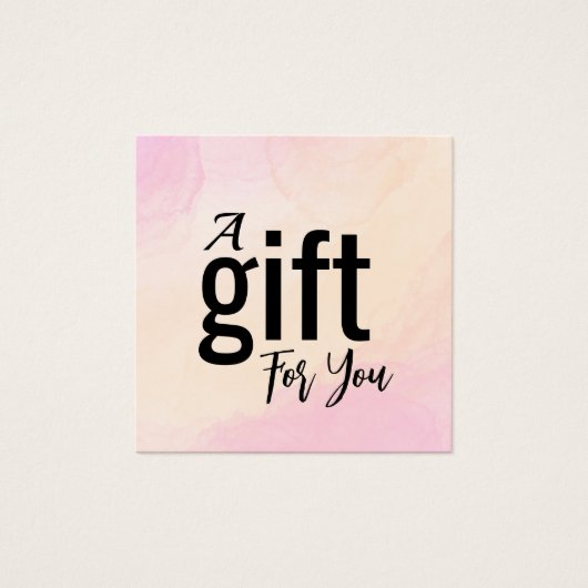 Elegante Beauty Salon Geschenkgutschein Karte - Ei (Vorderseite)