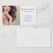  Elegante Beauty Salon Visitenkarte (Vorne/Hinten)