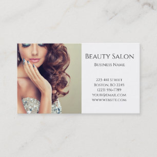  Elegante Beauty Salon Visitenkarte