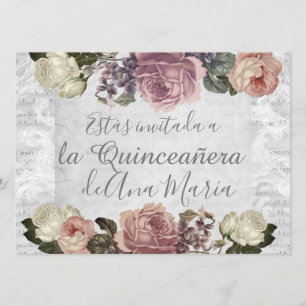 Elegante bedauernswerter Eiffelturm der Quinceaner Einladung