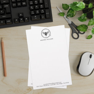 Elegante Bee Custom Letterhead Briefpapier