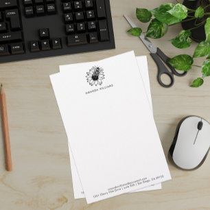 Elegante Bee Custom Letterhead Briefpapier