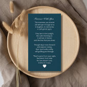 Elegante Beerdigung 3 Foto Kondolenz Gedenk Gebet Visitenkarte