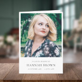 Elegante Beerdigung | Minimalistischer Dienstplan Programm