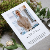 Elegante Beerdigung zur Beerdigung des Lebens Einl Einladung