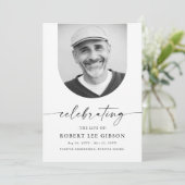 Elegante Beerdigungsfeier Programm (Stehend Vorderseite)