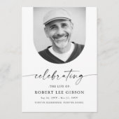 Elegante Beerdigungsfeier Programm (Vorderseite)