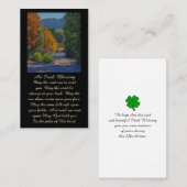 Elegante Beerdigungskarte Visitenkarte (Vorne/Hinten)