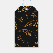 Elegante Beeren mit metallischem Effekt - Geschenk Geschenkanhänger (Vorderseite)