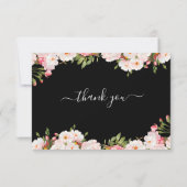 Elegante Begräbniskarte Dankeskarte (Rückseite)