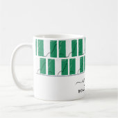 Elegante Begrüßung NIGERIA FLAG Kaffee Tasse (Links)