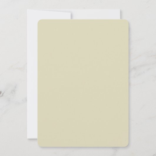 Elegante Beige Brautbäder Hochzeit Einladung (Rückseite)
