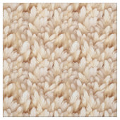 Elegante beige Federn Stoff (Muster)