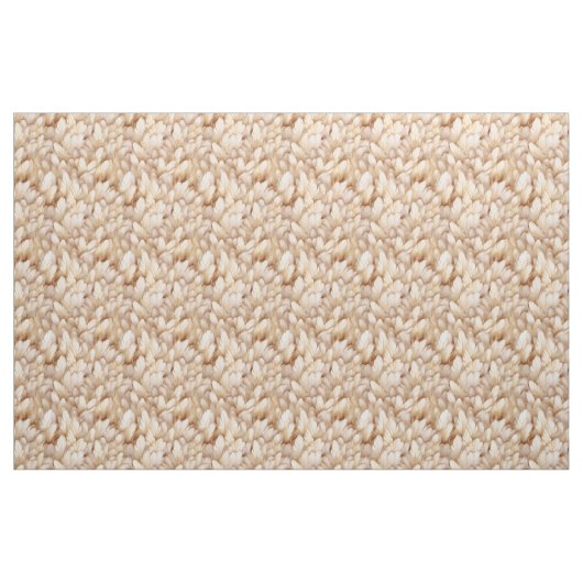 Elegante beige Federn Stoff (Fat Quarter (45,7 x 55,9 cm))