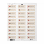 Elegante Beige Linen & Stehlogo (Vorne)