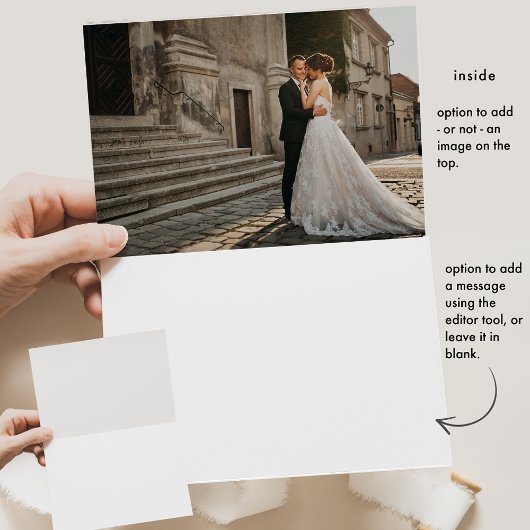 Elegante Beige Mit Monogramm, Aquarellwoche Dankeskarte