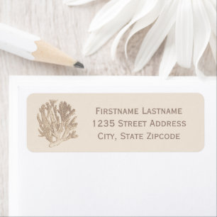 Elegante Beige-Ozean-Korallen-Strand-Hochzeit