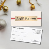 Elegante Beige Rote Imitate Golden Holiday Beauty