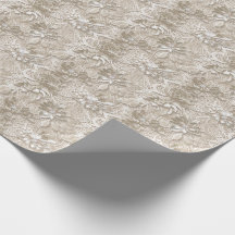 Elegante beige Spitze mit Diamant