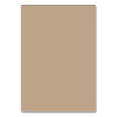 Elegante Beige-Tischnummer Tischnummer (Rückseite)