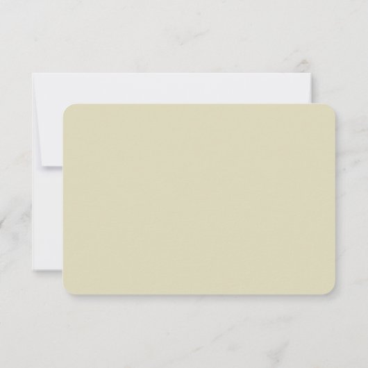 Elegante Beige UAWG Response Card RSVP Karte (Rückseite)